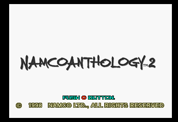 Namco Anthology 2 Title Screen